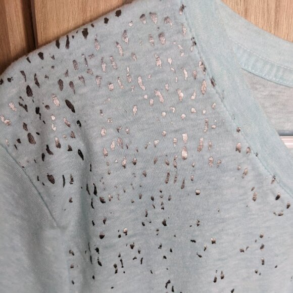 Tek Gear Aqua, Cotton Poly, v-neck t-shirt, size XL - Picture 2 of 9